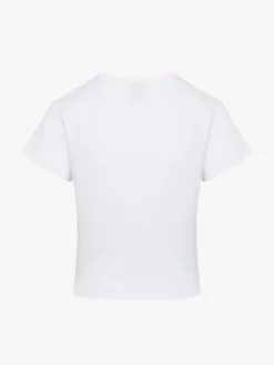 Women Réalisation Par Aladdin Sane Baby Tee - White