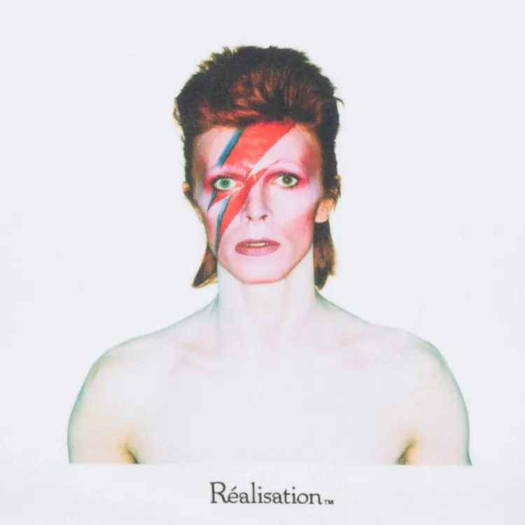 Women Réalisation Par Aladdin Sane Baby Tee - White
