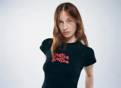 Women Réalisation Par Exotica Erotica Tee - Black