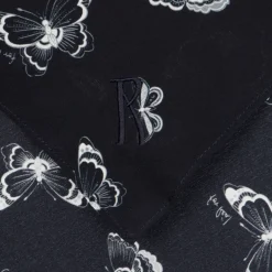 Women Réalisation Par Handkerchief - Navy Butterfly