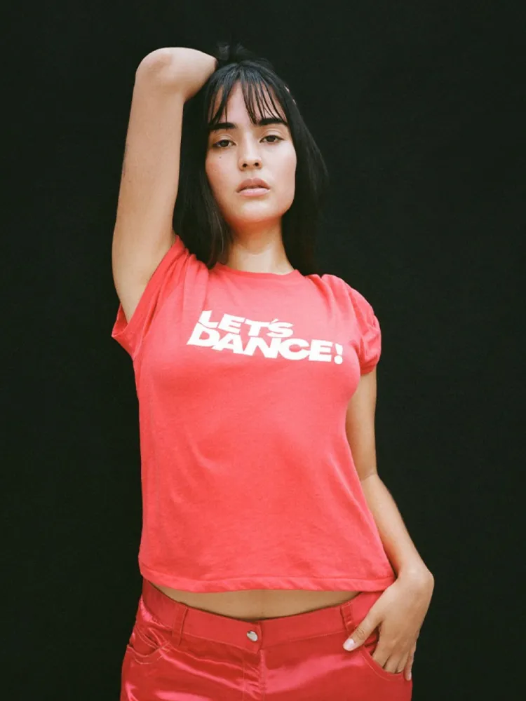 Women Réalisation Par Let's Dance Tee - Red