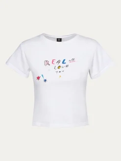 Women Réalisation Par Real Love Tee - White