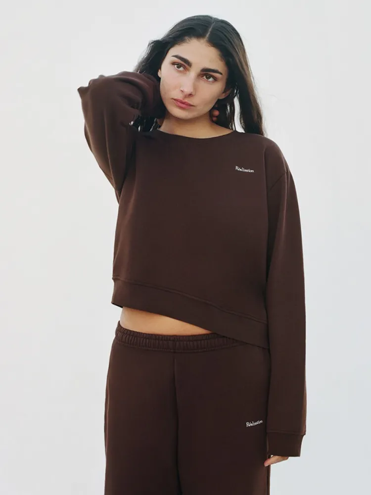 Women Réalisation Par Real Sweatshirt - Chocolate