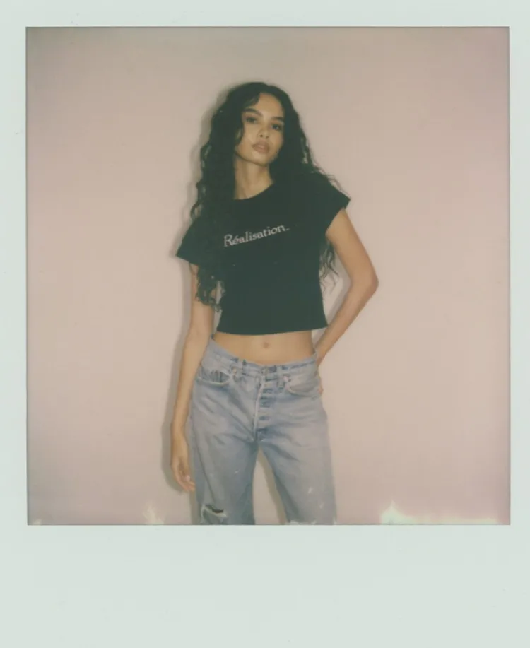 Women Réalisation Par Realisation Logo Tee - Black