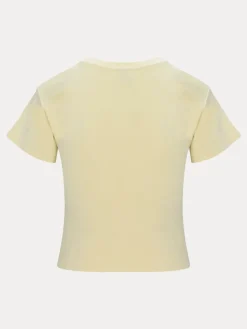 Women Réalisation Par Studio Baby Tee - Lemon