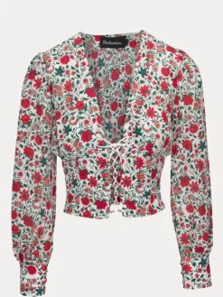 Women Réalisation Par The Bennie - White Batik Floral