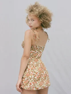 Women Réalisation Par The Devon - 70S Floral