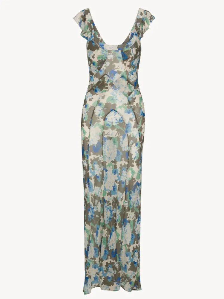 Women Réalisation Par The Lila - Blue Hydrangea