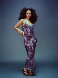 Women Réalisation Par The Penelope - Purple Leopard