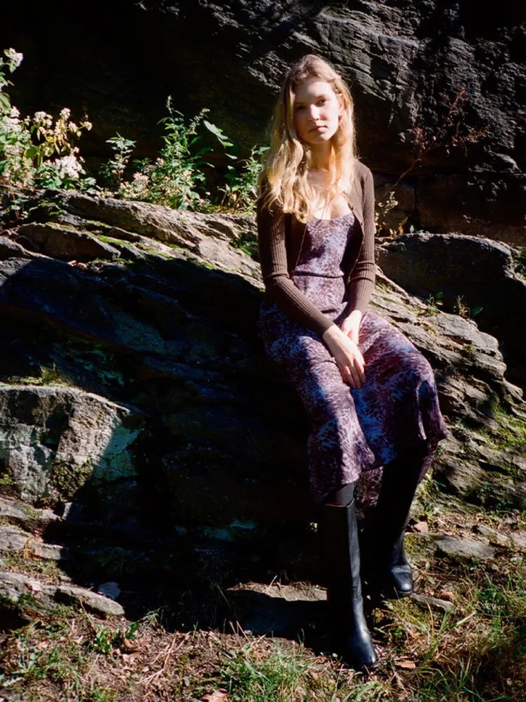 Women Réalisation Par The Penelope - Purple Leopard
