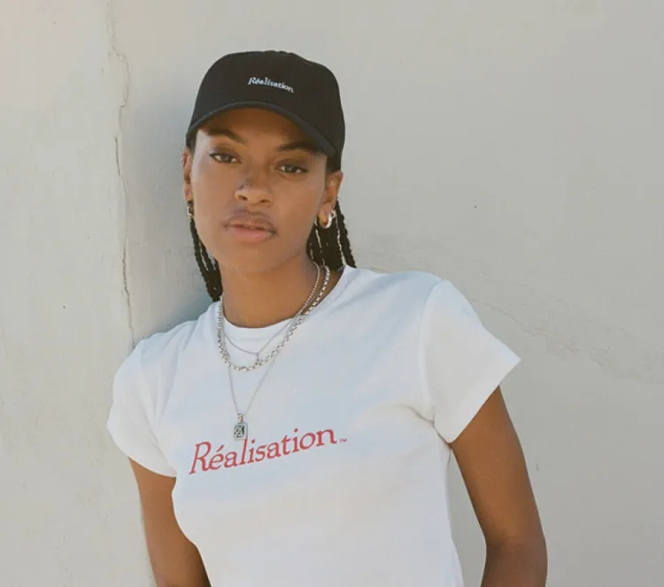 Women Réalisation Par The Real Cap - Black