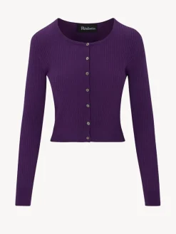 Women Réalisation Par The Winona Cardigan - Deep Purple