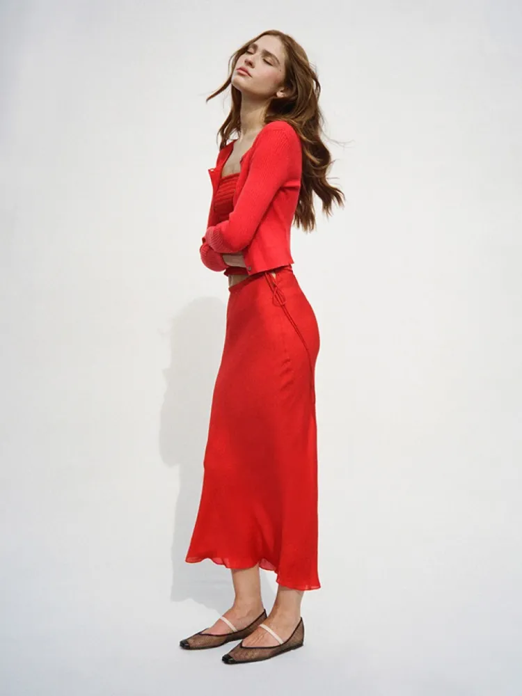 Women Réalisation Par The Winona Cardigan - Ruby