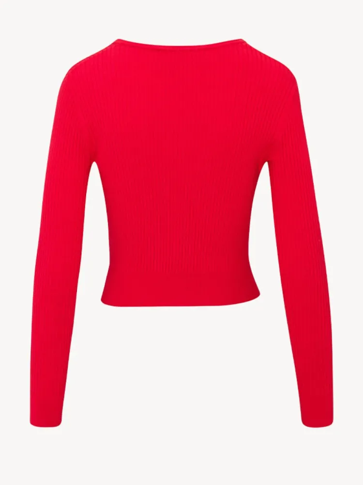 Women Réalisation Par The Winona Cardigan - Ruby