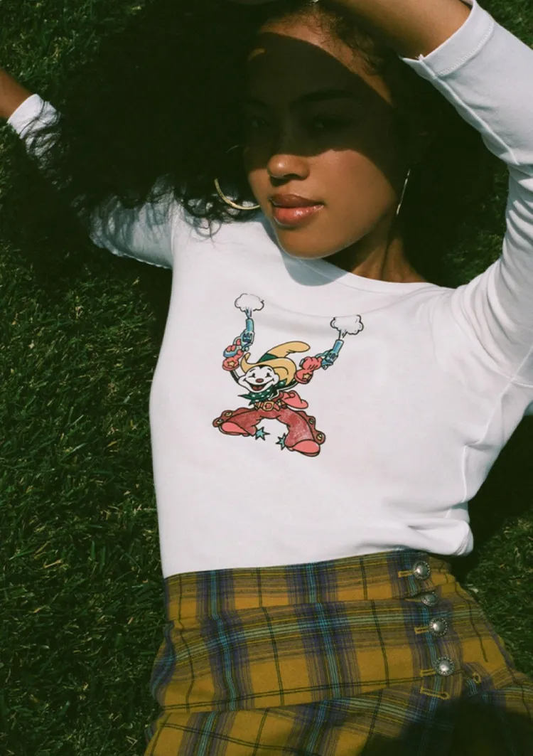 Women Réalisation Par Yee Ha! Long Sleeve Tee - White